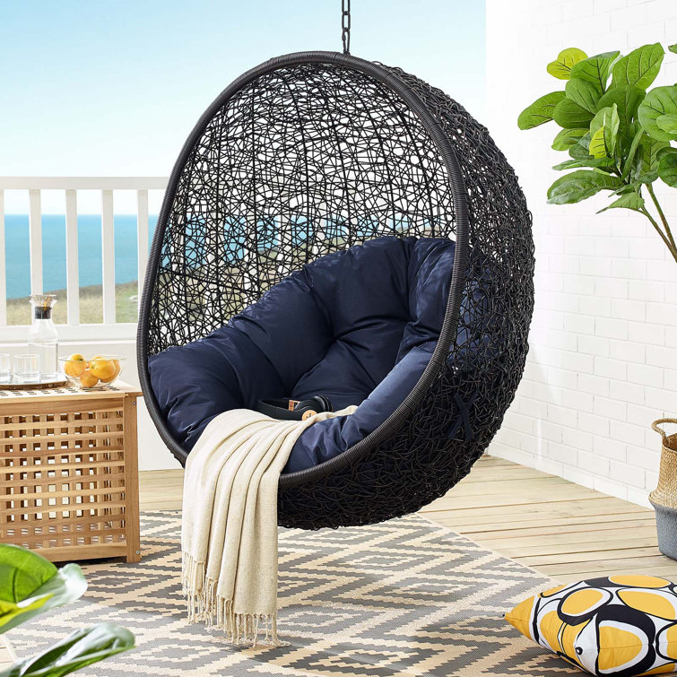 Modway hide outdoor patio swing chair without discount stand